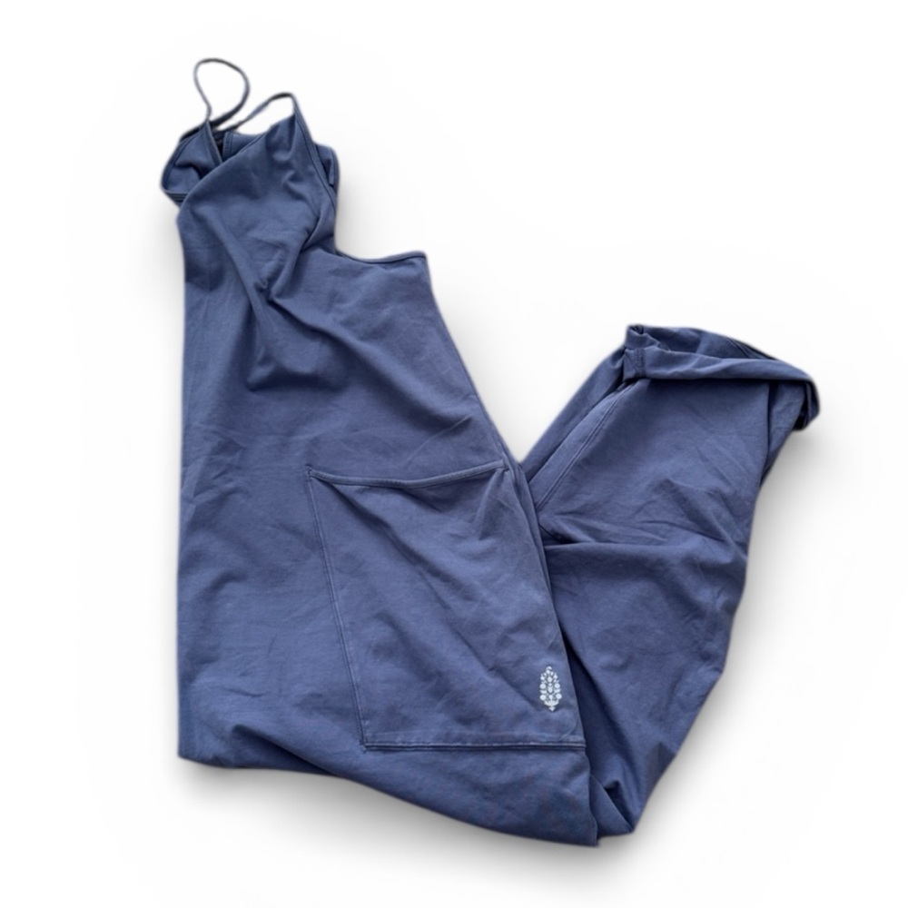 FP Movement by Free People Dusty Blue Relaxed Jumpsuit - Picture 7 of 7